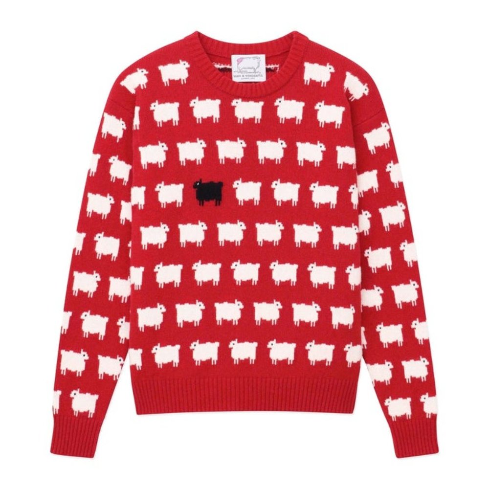 Rowing Blazers Princess Diana black sheep sweater
